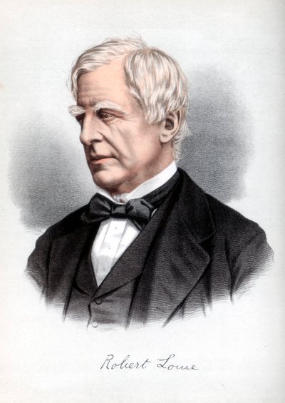 روبرت لوي ، 1st Viscount Sherbrooke ، رجل الدولة البريطاني ، c1890. بواسطة بيتر وجالبان كاسيل