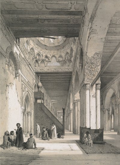 مسجد ابن طولون بواسطة Philibert Joseph Girault de Prangey