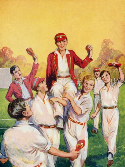 لعبة الكريكيت الأولاد ، بطل المباراة (لون ليثو) بواسطة فيليبيرت لويس ديبوكورت