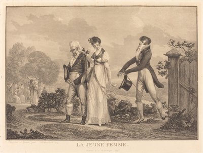 الشابة بواسطة Philibert Louis Debucourt