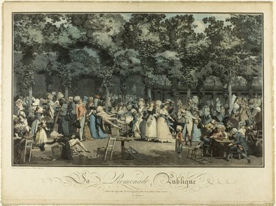 المشي العام بواسطة Philibert-Louis Debucourt
