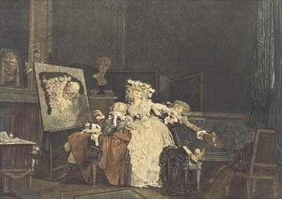 القبلتان بواسطة فيليبيرت لويس ديبوكورت