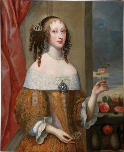 صورة للأميرة هنرييت أديلايد من سافوي 1636-1676 ، ناخبة بافاريا. بواسطة فيليبرت توريت