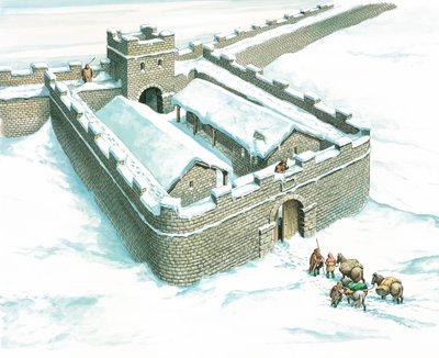 Winshields Milecastle ، جدار هادريان ، نورثمبرلاند ، 2007. بواسطة فيليب كورك