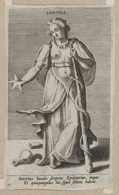 سانيتاس ، من بروسوبوجرافيا ، كاليفورنيا. 1585-90. ، كاليفورنيا. 1585-90. بواسطة فيليب جالي