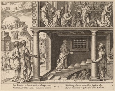 اختيار القديس ماتياس بواسطة فيليب جالي بعد ميرتن فان هيمسكيرك