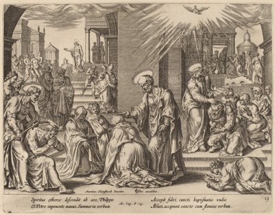 أهل السامرة ينالون كلمة الله بواسطة فيليب جالي بعد ميرتن فان هيمسكيرك