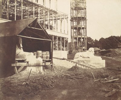 [نحت تمثال أبو الهول] ، 1854. بواسطة فيليب هنري ديلاموت