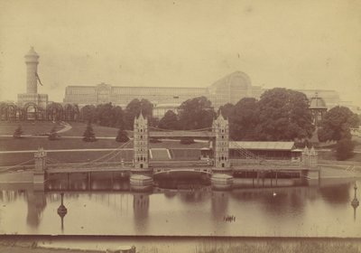 تقدم كريستال بالاس في سيدنهام ، 1854. بواسطة فيليب هنري ديلاموت