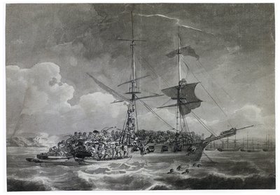 بورتريه لبريج فرنسي (طوب)، لا شيفريت (غير مؤكد). رسمها بالحبر فيليب جاك دي لوثربورغ (1740-1812). بواسطة فيليب جيمس دي (1740 1812) لوثيربورغ