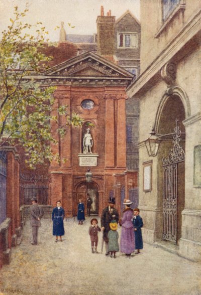 مداخل مستشفى Christs ، وكنيسة المسيح ، 1895 بواسطة فيليب نورمان