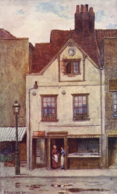 Maunders Fish Shop ، Cheyne Walk ، 1887 بواسطة فيليب نورمان