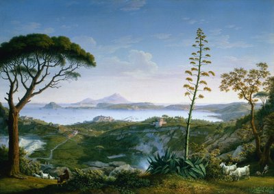 منظر لخليج بوتسولي من سولفاتارا ، 1803. بواسطة فيليب هاكيرت