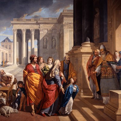 تقدمة السيدة العذراء ، 1639-1640. بواسطة فيليب دي شامبين