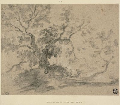 الأشجار بواسطة Philippe Jacques de Loutherbourg II