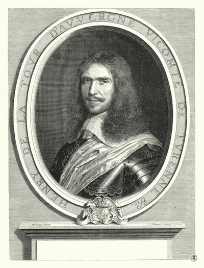 Henri de la Tour d'Auvergne ، Vicomte de Turenne ، الجنرال الفرنسي (النقش) بواسطة فيليب دي (بعد) شامبين