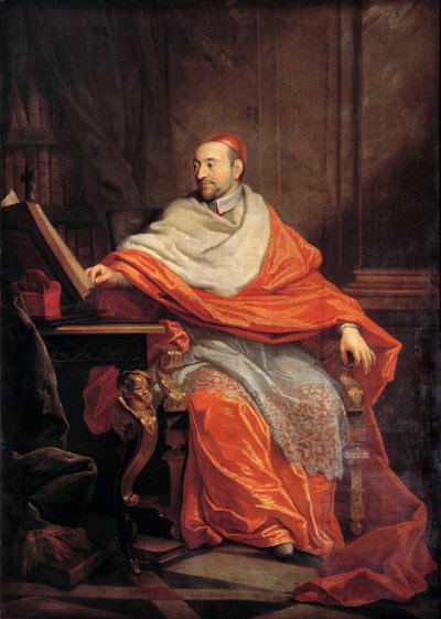 Portrait en pied du cardinal Pierre de Berulle (1575-1629) Painting by Philippe de Champaigne (1602-1674) 17th century Paris, Eglise saint Sulpice - Full-length portrait of Cardinal Pierre de Berulle (1575-1629). Painting by Philippe de Champaigne (1602-16 بواسطة فيليب دي شامبين