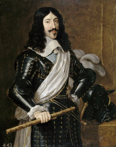 صورة لويس الثالث عشر ملك فرنسا (1601-1643) بواسطة شامبين ، فيليب ، دي (1602-1674) بواسطة فيليب دي شامبين