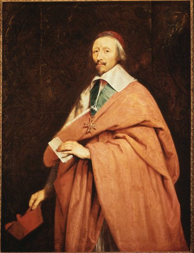 صورة لريتشيليو بقلم فيليب دي شامبين (1602 - 1674) ، متحف فرساي. بواسطة فيليب دي شامبين