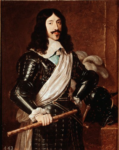 صورة لملك فرنسا لويس الثالث عشر (1601-1643) لوحة لفيليب دي شامبين (1602-1674) بواسطة فيليب دي شامبين