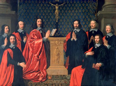 The Prevot des Marchands and Echevins of Paris، 1648 بواسطة فيليب دي شامبين