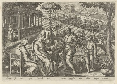 Jacht op de grasmus Jachttaferelen (عنوان المسلسل) وفيه كل نوع من الصيد والطيور وصيد الأسماك (عنوان السلسلة) بواسطة جان فان دير سترايت