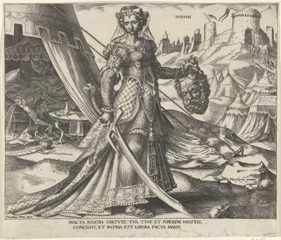 جوديث Ivdith (العنوان على الكائن) ثماني نساء مشهورات في العهدين القديم والجديد (عنوان السلسلة) بواسطة مارتن فان هيمسكرك