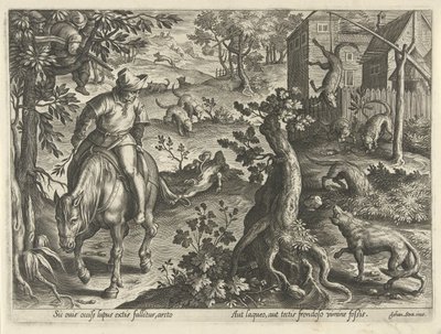 التقى Wolvenjacht فالن Jachttaferelen (عنوان المسلسل) وفيه كل نوع من الصيد والطيور وصيد الأسماك (عنوان السلسلة) بواسطة فيليبس جالي