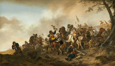 مشهد المعركة ، c.1645-6 بواسطة فيليبس Wwwerman