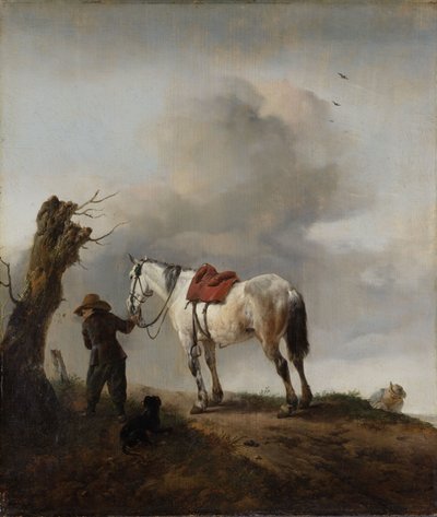 الحصان الرمادي ، حوالي 1646 بواسطة Philips Wouwerman