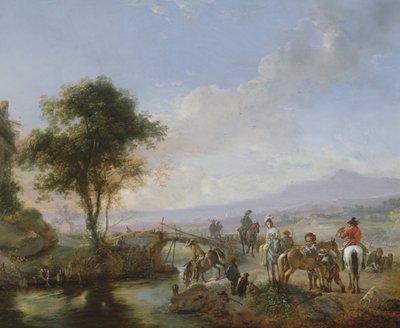 حزب هوكينج (زيت على النحاس) بواسطة Philips Wouwerman