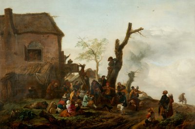شركة مرحة قبل نزل بواسطة Philips Wouwermans أو Wouwerman