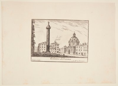 الدنماركية: عمود تراجان. 1. كنيسة القديسة ماريا دي فورناري بواسطة فيلوتي فرانسوا دوفلوس