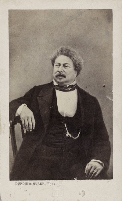 المؤلف الكسندر دوما والد 1802-1870 ، 1870. بواسطة استوديو الصور Duroni and Murer.