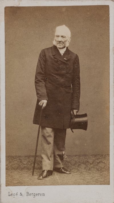 صورة للملحن غوستاف فوغت 1781-1870. بواسطة Photo studio Legé and Bergeron.