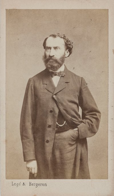 صورة للملحن بروسبر باسكال 1825-1880 ، ج. 1875. بواسطة استوديو الصور Legé and Bergeron.