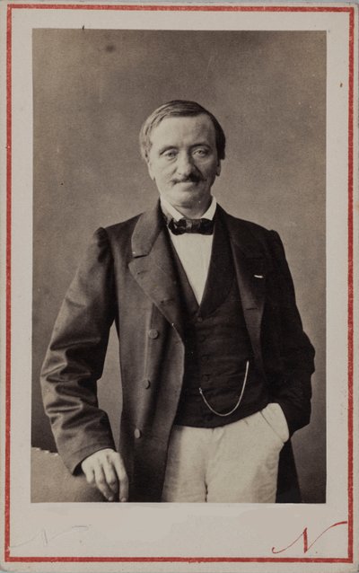 صورة للمؤلف أنطوان إلوارت 1808-1877 ، حوالي 1860. بواسطة استوديو تصوير الندار.
