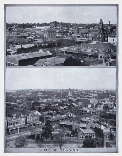 City of Bendigo (b/w photo) بواسطة مصور فوتوغرافي استرالي