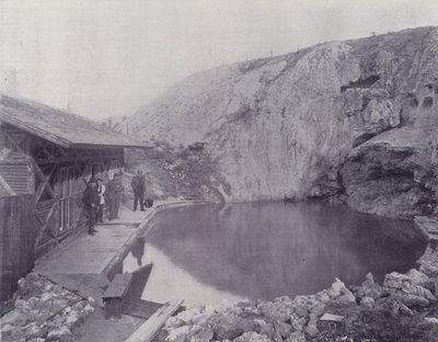 كندا: The Basin ، Hot Springs ، Banff (b / w photo) بواسطة المصور كندي