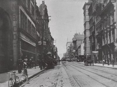 King Street, Toronto (b/w photo) بواسطة المصور كندي