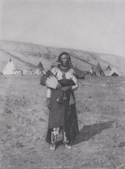 Winnipeg Jack ، Blackfoot (صورة b / w) بواسطة المصور كندي