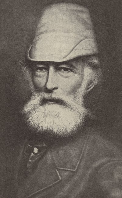 ألفريد كروب ، الصناعي الألماني الذي أسس Krupp Works في إيسن (b / w photo) بواسطة مصور فوتوغرافي ألماني