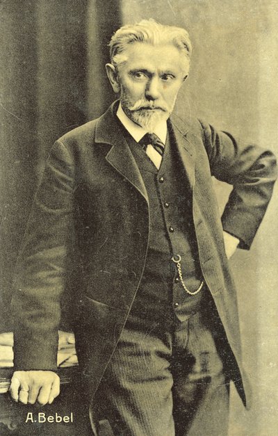 August Bebel, German socialist politician (b/w photo) بواسطة مصور فوتوغرافي ألماني
