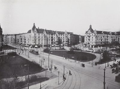 Charlottenburg, Savigny-Platz (b/w photo) بواسطة مصور فوتوغرافي ألماني
