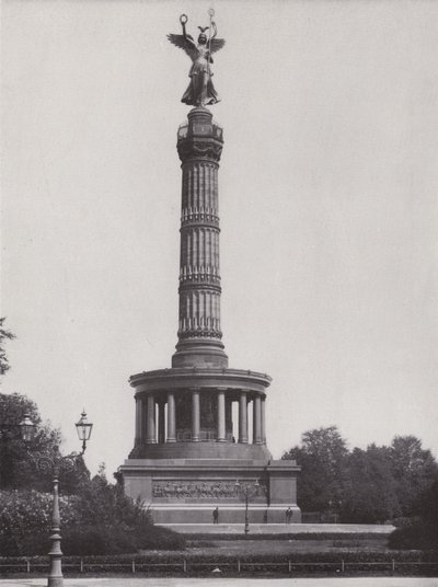 Die Siegessaule (b / w photo) بواسطة مصور فوتوغرافي ألماني