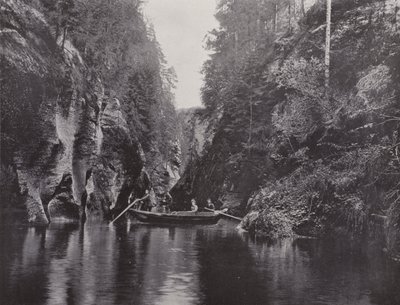 Edmundsklamm ، Mittelwande (b / w photo) بواسطة مصور فوتوغرافي ألماني