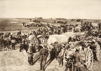 في منطقة المعركة في فيسميس بواسطة مصور فوتوغرافي ألماني