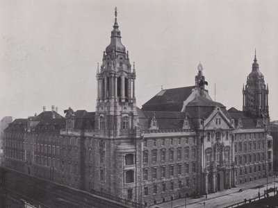 المحكمة الإقليمية في Neue Friedrich-Strasse (b / w photo) بواسطة مصور فوتوغرافي ألماني
