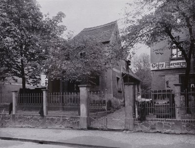 لايبزيغ: Schillerhaus in Gohlis (b / w photo) بواسطة مصور فوتوغرافي ألماني