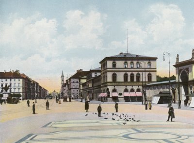 ميونيخ / ميونيخ: Odeonsplatz U Ludwigstrasse (صورة) بواسطة مصور فوتوغرافي ألماني